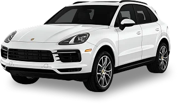 White Porsche SUV with Tier One window tint package offering UV protection and heat rejection